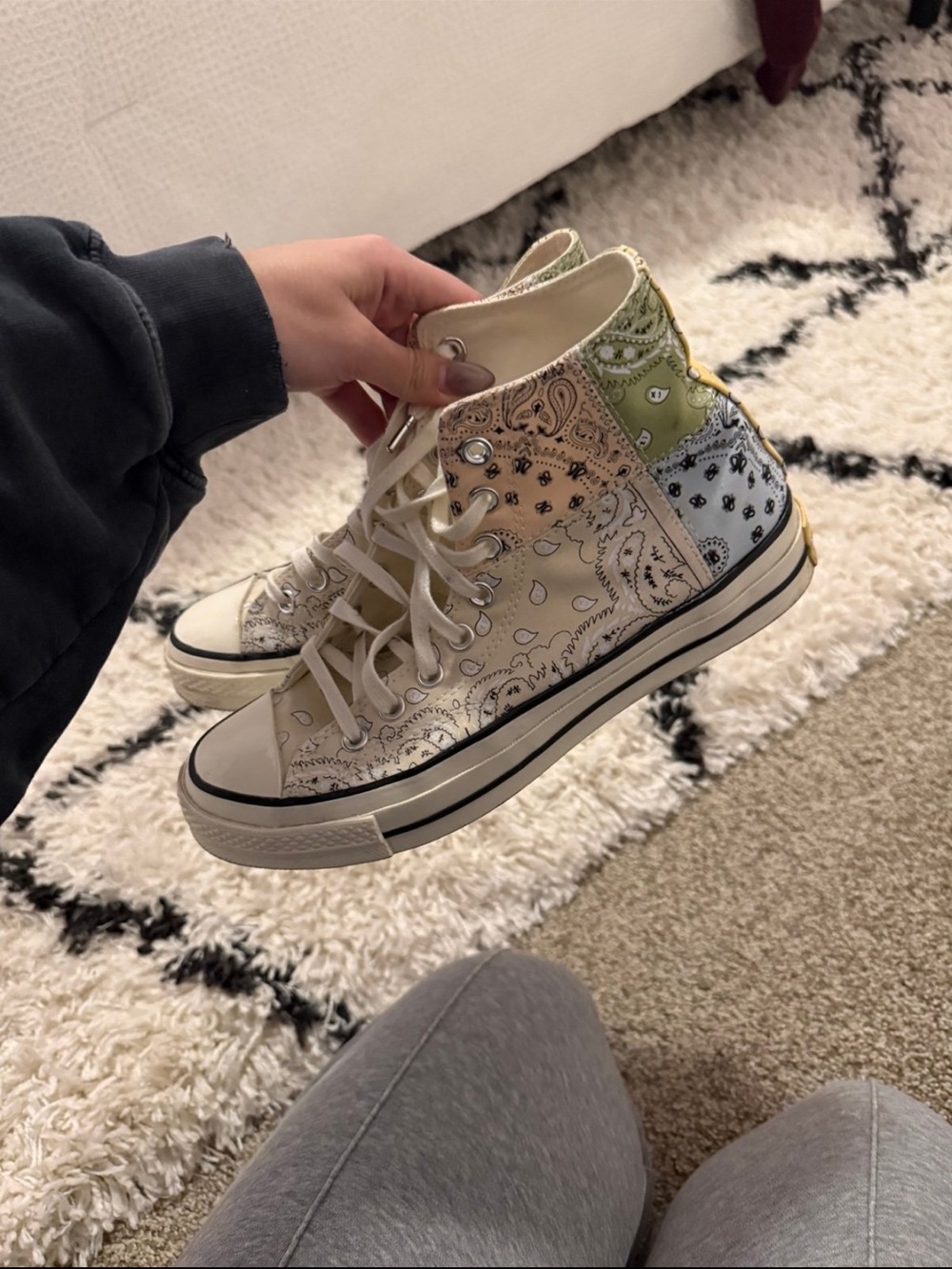 Converse All Star High Top Bandana Sneaker - Multi